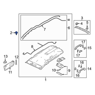 Mazda OE - Headliner Clip