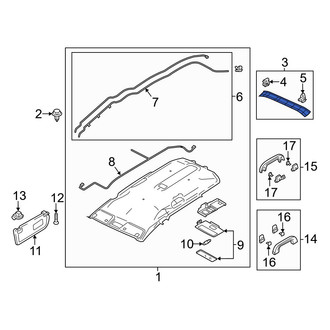 Mazda OE - Roof Opening Trim