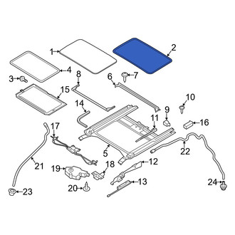 Mazda OE - Sunroof Seal