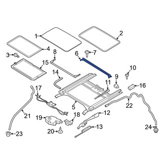 Mazda OE - Sunroof Drip Rail