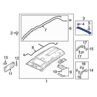 Mazda OE - Roof Opening Trim