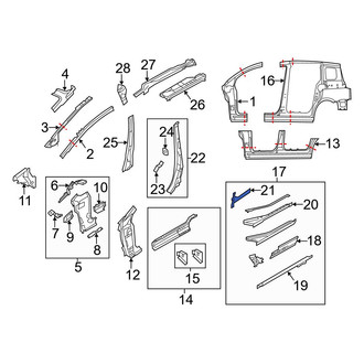 Mazda OE - Left Running Board Step Pad