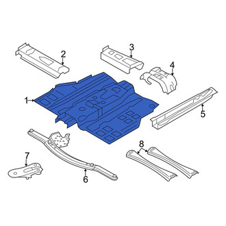Mazda OE - Front Floor Pan