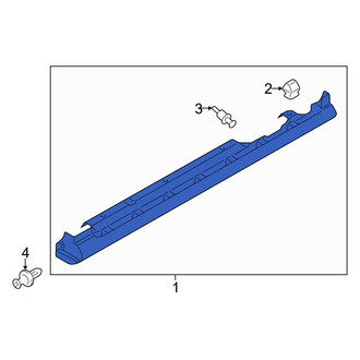 Mazda OE - Left Rocker Panel Guard