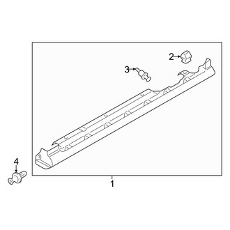Mazda OE - Pillars, Rocker & Floor - Exterior Trim