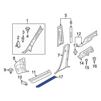 Mazda OE - Front Left Outer Door Sill Plate