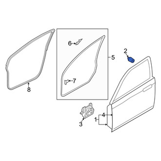 Mazda OE - Front Door Stop