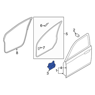 Mazda OE - Door Cap