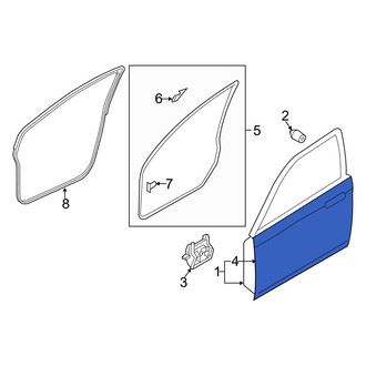 Mazda OE - Front Left Outer Door Outer Panel