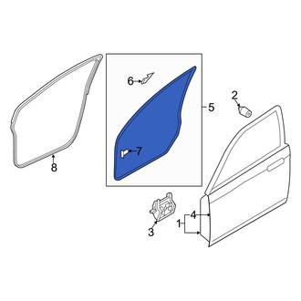 Mazda OE - Front Right Door Seal