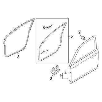 Mazda OE - Front Door - Door & Components