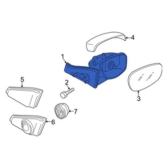 Mazda OE - Front Right Door Mirror Housing