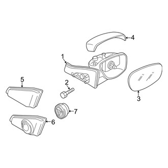 Mazda OE - Front Door - Outside Mirrors
