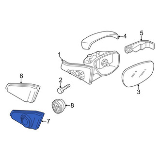 Mazda OE - Front Left Inner Door Mirror Trim Ring