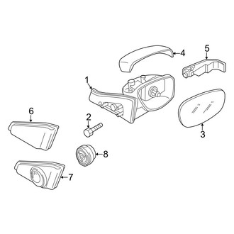 Mazda OE - Front Door - Outside Mirrors