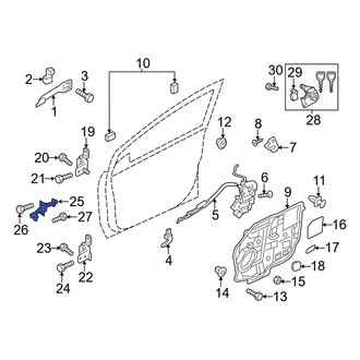 Mazda OE - Front Door Check