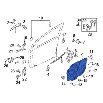 Mazda OE - Front Right Door Panel Carrier