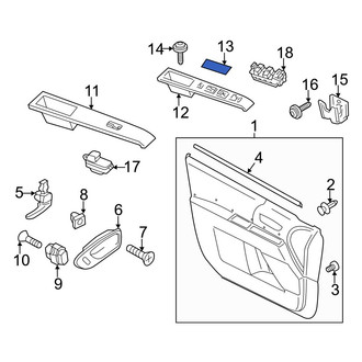Mazda OE - Door Window Switch Bezel Cap