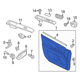 Mazda OE - Front Left Inner Door Interior Trim Panel