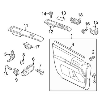 Mazda OE - Front Door - Interior Trim