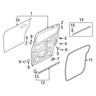 Mazda OE - Door Cap