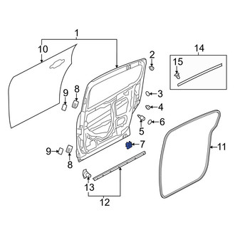 Mazda OE - Door Cap