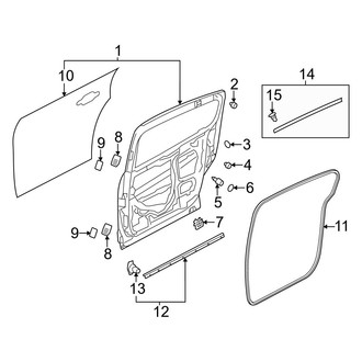 Mazda OE - Side Loading Door / Sliding - Door & Components