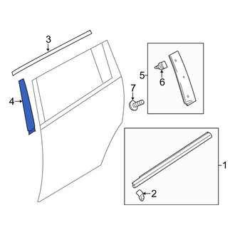Mazda OE - Front Left Door Applique