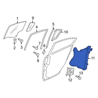 Mazda OE - Front Left Door Panel Carrier