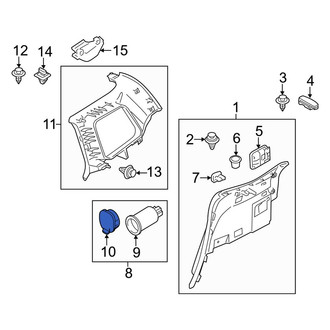 Mazda OE - 12 Volt Accessory Power Outlet Cover
