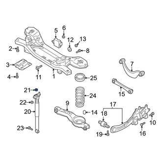 Mazda OE - Suspension Shock Absorber Mount Insulator