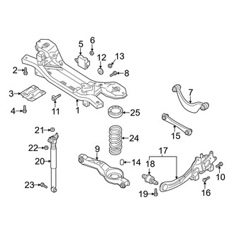 Mazda OE - Rear Suspension - Suspension Components