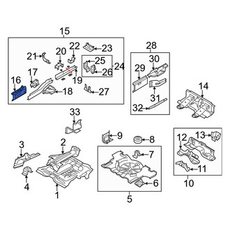 Mazda OE - Rear Left Frame Side Member Reinforcement