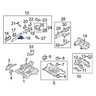 Mazda OE - Rear Right Frame Stiffener