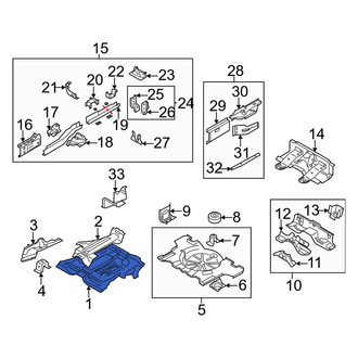 Mazda OE - Rear Center Floor Pan