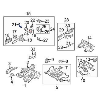 Mazda OE - Rear Left Frame Stiffener