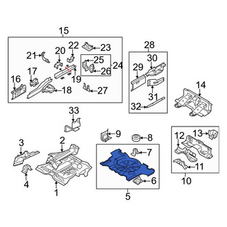 Mazda OE - Rear Floor Pan