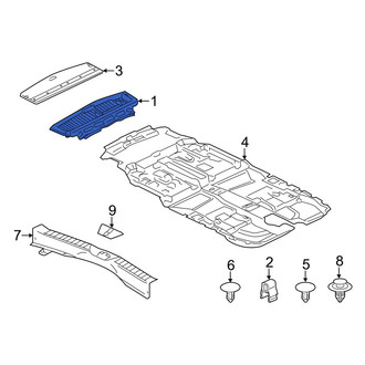 Mazda OE - Rear Trunk Floor Storage Box