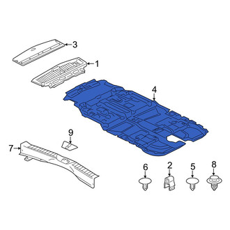 Mazda OE - Rear Floor Mat