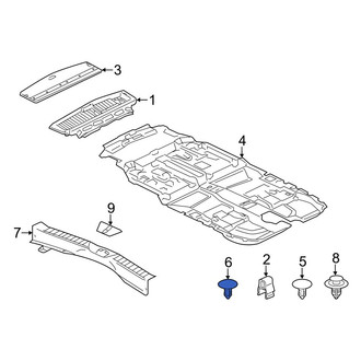 Mazda OE - Floor Mat Clip