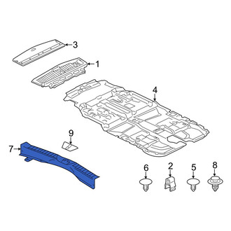Mazda OE - Rear Liftgate Trim Scuff Plate