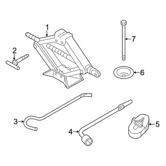 Mazda OE - Rear Body & Floor - Jack & Components