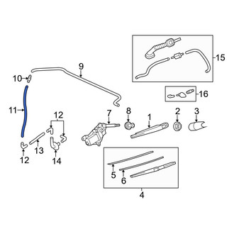 Mazda OE - Rear Liftgate Washer Hose