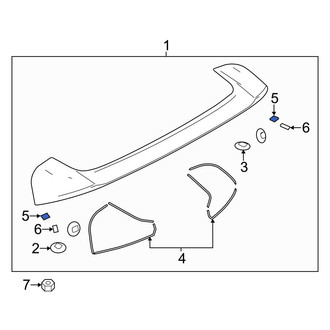 Mazda OE - Rear Side Body Trim Protector