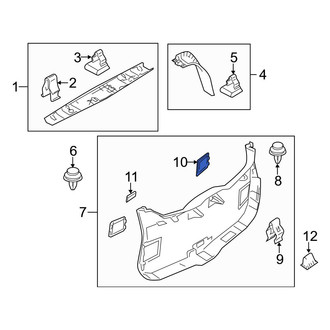 Mazda OE - Rear Left Liftgate Trim