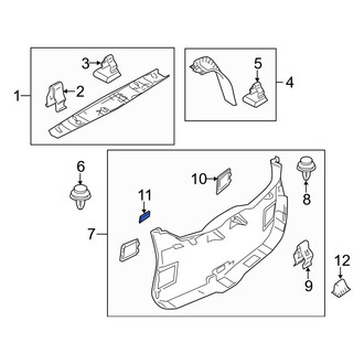 Mazda OE - Liftgate Trim Cap