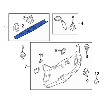 Mazda OE - Rear Upper Liftgate Trim