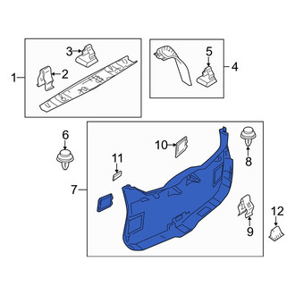 Mazda OE - Rear Lower Liftgate Trim