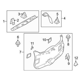 Mazda OE - Lift Gate - Interior Trim