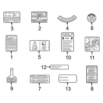 Mazda OE - Information Labels - Labels